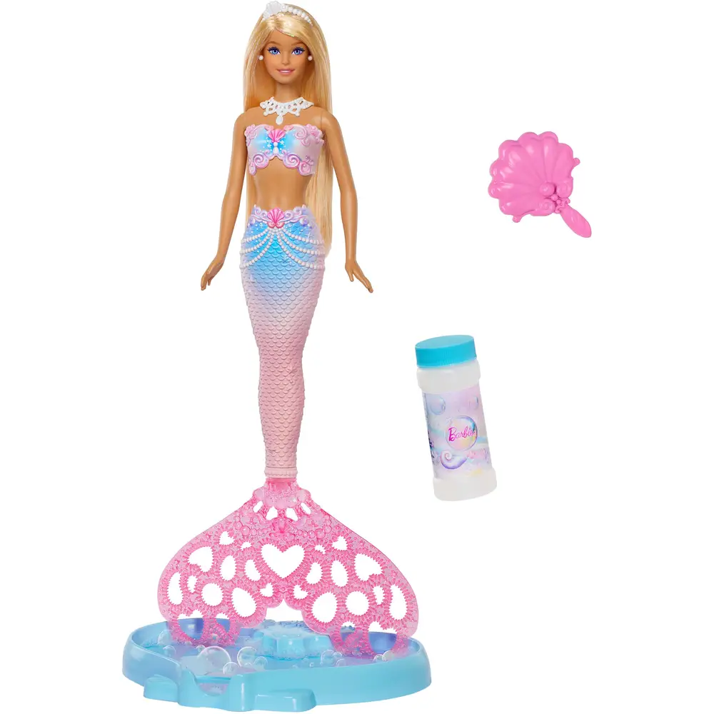 Barbie zeemeermin pop bellenblaas fantasie speelgoed - magisch plezier
