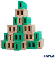 Kapla coffret de construction vert clair - 40 planchettes en bois jouet de construction-3