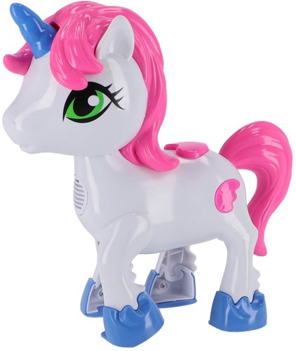KiddyGo unicorn speelgoed met licht, geluid en talk back functie