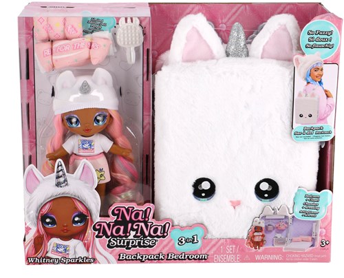MGA Entertainment coffret poupées Na! Na! Na! Surprise sac à dos 3-en-1 Whitney Sparkles