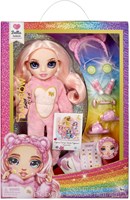 Rainbow High modepop junior high pyjamaparty Bella roze 23 cm speelgoed