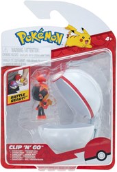 Pokémon Clip and Go Poké Ball Charcadet actiefiguur speelgoed