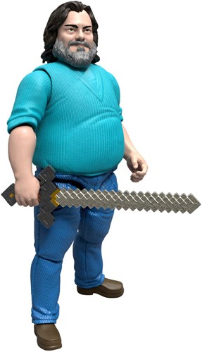 Fisher-Price Minecraft Steve actiefiguur 10 cm met accessoires-3