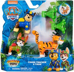 Paw Patrol Jungle Pups Speelfiguur set met projectielwerper - 3 stuks