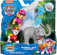 Spin Master PAW Patrol Jungle Pups speelfiguur Marshall Skye Olifant-3
