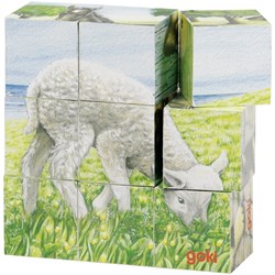 Goki Blokkenpuzzel Boerderijdier