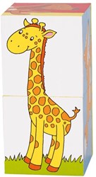Goki Blokkenpuzzel Dieren