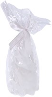 Boomkaars wit decoratie figuurkaars 6,5 x 12,5 cm kerst sfeer