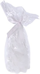 Boomkaars wit decoratie figuurkaars 6,5 x 12,5 cm kerst sfeer
