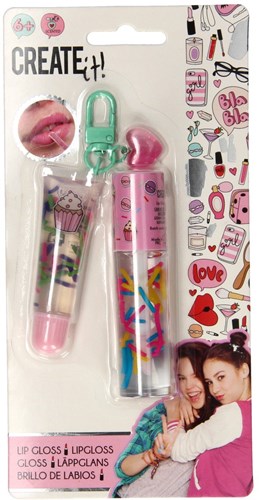 Create it! lipgloss set voor kinderen - Beauty 2-pack lipgloss