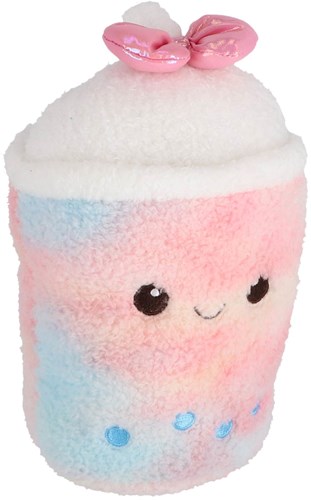 Pluchiez pluche knuffel roze ijs cupcake bubbletea 30 cm speelgoed-2