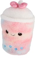 Pluchiez pluche knuffel roze ijs cupcake bubbletea 30 cm speelgoed-3
