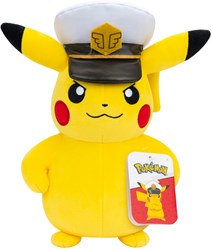 Pokémon knuffel Captain Pikachu 20 cm pluche speelgoed