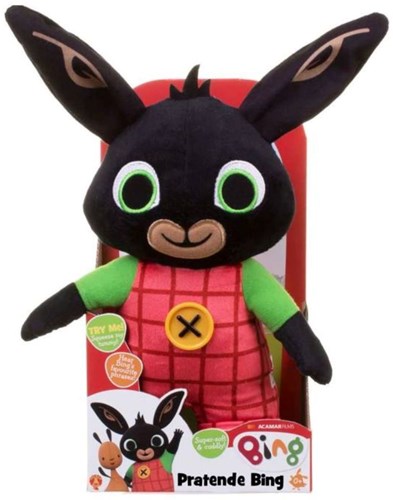 Pratende Bing knuffel pluche speelgoed met geluid - Bing Bunny