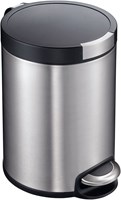 EKO pedaalemmer prullenbak mat RVS 5L - compact en hygiënisch