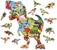 Puzzle en bois LUDATTICA - Dinosaure-2
