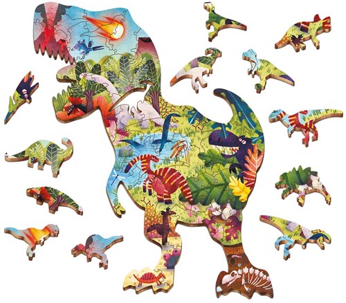 Puzzle en bois LUDATTICA - Dinosaure-2