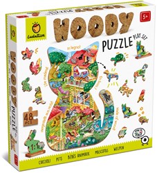 LUDATTICA Houten Puzzel - Huisdieren