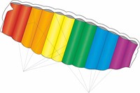 Knoop Kites matrasvlieger sport vlieger 160 cm regenboog voor beginners