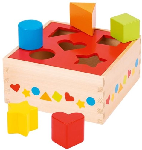 Goki houten sorteerbox - educatief speelgoed vormen leren-3