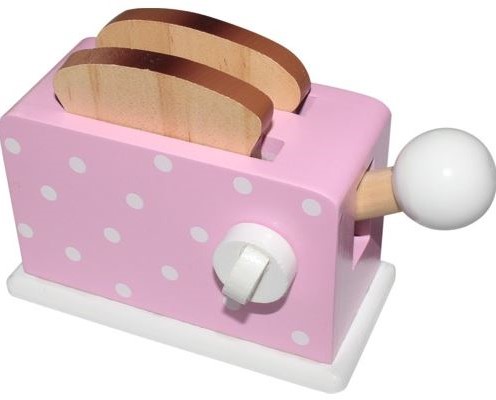 Simply Broodrooster roze polkadot 37185