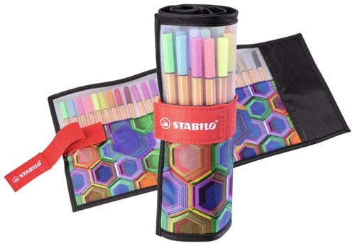 STABILO point 88 - Fineliner - ARTY - Rollerset 25 Stuks