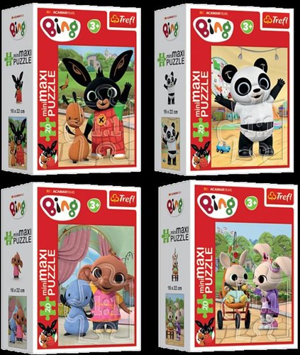 Trefl puzzel Bing vrienden - miniMAXI 20 stukjes kinderpuzzel