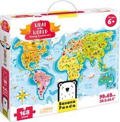 Banana Panda Wat ter wereld Jonge ontdekkingsreizigers 6+ - 168 stukjes