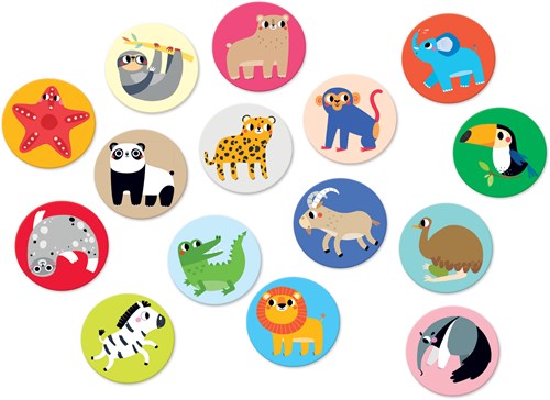 Banana Panda On-the-Go memo spel wilde dieren 2+-2