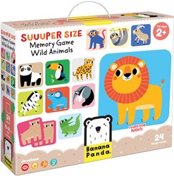 Banana Panda Superformaat memo spel wilde dieren 2+