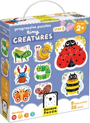 Banana Panda stap voor stap kleine diertjes puzzel 2+