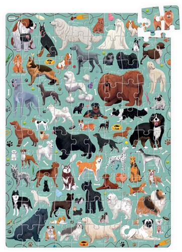 Banana Panda Puzzle love dogs (100 pcs)-2
