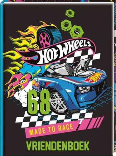 Image Books carnet d'amis Hot Wheels pour enfants à partir de 6 ans