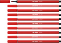 Stabilo 10 pen 68 rood 68/48