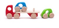 Bajo transporteur de voitures jouet multicolore - éducatif carton-2
