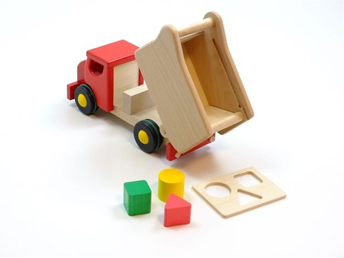 Bajo Houten Kiepwagen Educatief Speelgoed met Blokken - 26 cm-3