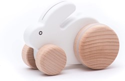 Bajo Houten Trekfiguur Klein Konijn, Wit