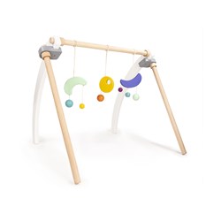 Bajo babygym houten speelboog voor baby's kleurrijk design