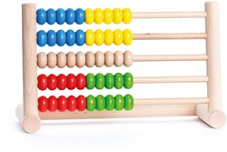 Bajo Houten Telraam met 50 Kralen - 18 cm