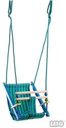 Bajo schommel peuterschommel hout multicolor - schommelzitje