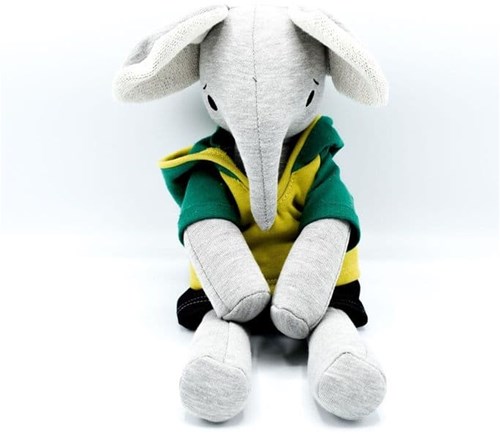 Bajo peluche Quinn l’éléphant - jouet en peluche 36 cm-3