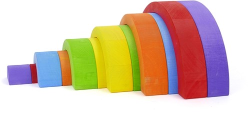 Bajo Houten Regenboog 'RainBowBow' Klein