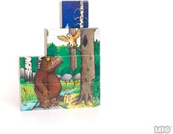 Bajo dubbelzijdige houten blokpuzzel Gruffalo - 9 stukjes
