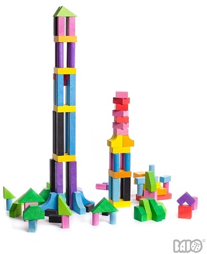 Bajo Houten Blokken - 102 Stuks