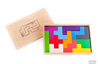 Bajo houten pentomino puzzel educatief speelgoed ruimtelijk inzicht