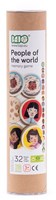Bajo educatief memoryspel - People of the World - karton-2