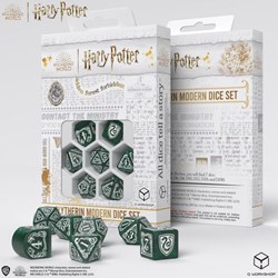 Q-Workshop Harry Potter set de dés Serpentard vert 7 pièces