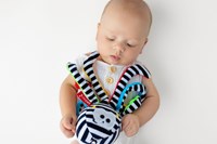 Mom's Care SOFT BABY TOYS Mini White&Black Octopus 4