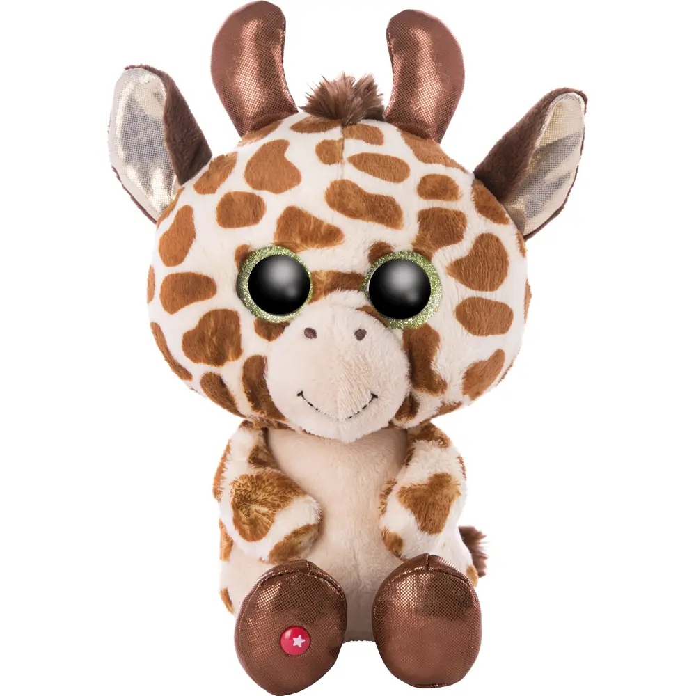 Nici peluche Girafe Halla 25cm - jouet en peluche girafe marron