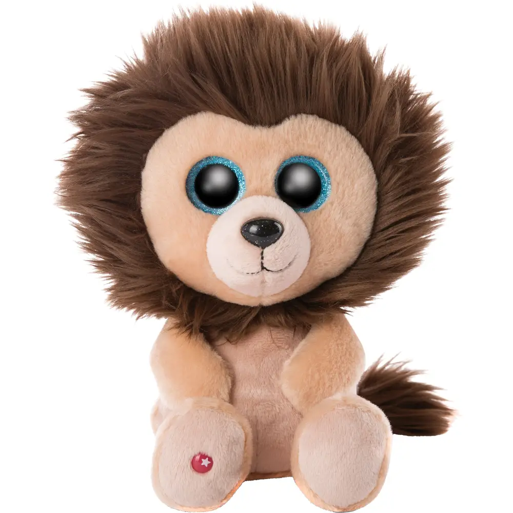 Nici peluche lion Cliff 25cm jouet doux marron lion safari